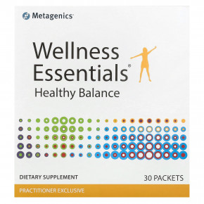 Metagenics, Wellness Essentials, здоровый баланс, 30 пакетиков - описание | фото