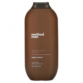 Method, Men, Body Wash, Sandalwood + Vetiver, 18 fl oz (532 ml) в Москве - eco-herb.ru | фото