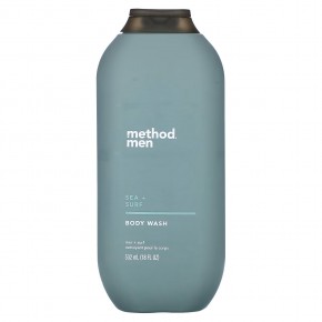 Method, Men, Body Wash, Sea + Surf, 18 fl oz (532 ml) в Москве - eco-herb.ru | фото