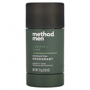 Method, Для мужчин, дезодорант, без алюминия, можжевельник и шалфей, 75 г (2,65 унции) в Москве - eco-herb.ru | фото
