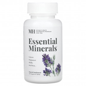 Michael's Health, Essential Minerals, 120 вегетарианских таблеток - описание | фото