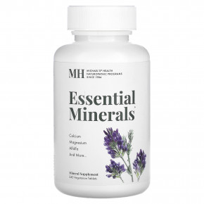 Michael's Health, Essential Minerals, 240 вегетарианских таблеток - описание | фото