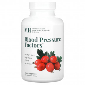 Michael's Health, факторы кровяного давления, 180 вегетарианских таблеток - описание