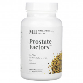 Michael's Health, Prostate Factors, 120 вегетарианских таблеток - описание | фото