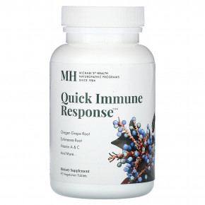 Michael's Health, Quick Immune Response, 90 вегетарианских таблеток - описание | фото