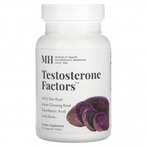 Michael's Health, Testosterone Factors, 60 вегетарианских таблеток - описание | фото