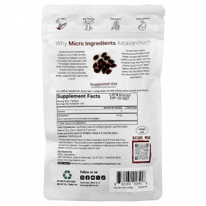 Micro Ingredients, Астаксантин, 12 мг, 120 мягких таблеток в Москве - eco-herb.ru | изображение Micro Ingredients, Астаксантин, 12 мг, 120 мягких таблеток в Москве - eco-herb.ru | фото