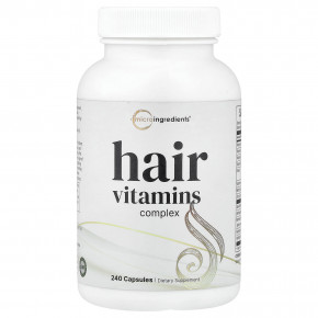 Micro Ingredients, Комплекс витаминов для волос, 240 капсул в Москве - eco-herb.ru | изображение Micro Ingredients, Комплекс витаминов для волос, 240 капсул в Москве - eco-herb.ru | фото