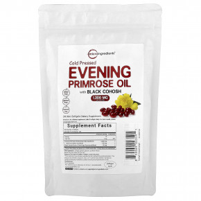 Micro Ingredients, масло примулы вечерней с воронцем кистевидным, холодный отжим, 240 миникапсул в Москве - eco-herb.ru | фото