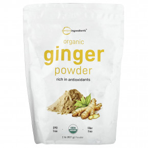 Micro Ingredients, органический порошок из имбиря, 907 г (2 фунта) в Москве - eco-herb.ru | изображение Micro Ingredients, органический порошок из имбиря, 907 г (2 фунта) в Москве - eco-herb.ru | фото