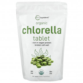 Micro Ingredients, Таблетка с органической хлореллой, 720 таблеток (0,5 г в 1 таблетке) в Москве - eco-herb.ru | изображение Micro Ingredients, Таблетка с органической хлореллой, 720 таблеток (0,5 г в 1 таблетке) в Москве - eco-herb.ru | фото