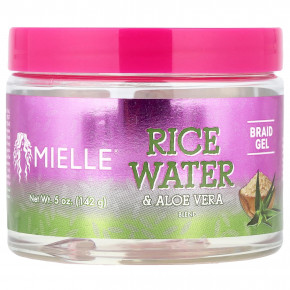 Mielle, Смесь рисовой воды и алоэ вера, гель для кос, 142 г (5 унций) - описание | фото