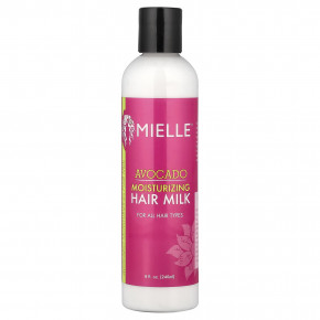 Mielle, увлажняющее молочко для волос, авокадо, для всех типов волос, 240 мл (8 жидк. унций) - описание | фото