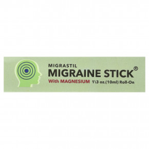 Migrastil, Migraine Stick® с магнием, 10 мл (0,33 унции) в Москве - eco-herb.ru | фото