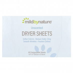 Mild By Nature, антистатические салфетки, без запаха, 40 биоразлагаемых салфеток (Товар снят с продажи) в Москве - eco-herb.ru | изображение Mild By Nature, антистатические салфетки, без запаха, 40 биоразлагаемых салфеток (Товар снят с продажи) в Москве - eco-herb.ru | фото