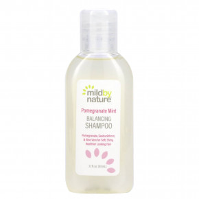 Mild By Nature, балансирующий шампунь с гранатом и мятой, компактный размер, 63 мл (2,1 жидк. унции) (Товар снят с продажи) в Москве - eco-herb.ru | фото
