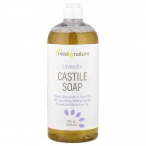 Mild By Nature, кастильское мыло, с ароматом лаванды, 1005 мл (34 жидк. унции) - описание | фото