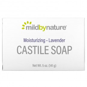 Mild By Nature, кастильское мыло, с ароматом лаванды, 141 г (5 унций) - описание