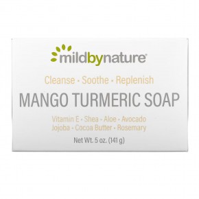 Mild By Nature, кусковое мыло с манго и куркумой, 141 г (5 унций) - описание