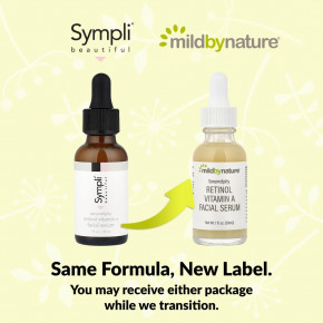 Mild By Nature, Serumdipity, сыворотка для лица с витамином A (ретинолом), 30 мл (1 жидк. унция) в Москве - eco-herb.ru | фото