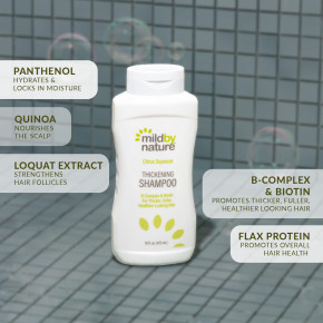 Mild By Nature, шампунь для густоты волос, комплекс витаминов группы B и биотин, с цитрусовым ароматом, 473 мл (16 жидк. унций) в Москве - eco-herb.ru | изображение Mild By Nature, шампунь для густоты волос, комплекс витаминов группы B и биотин, с цитрусовым ароматом, 473 мл (16 жидк. унций) в Москве - eco-herb.ru | фото