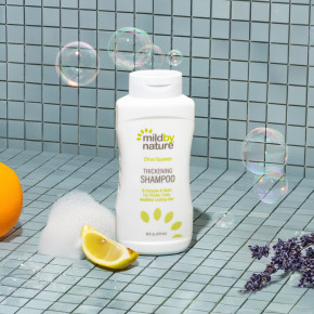 Mild By Nature, шампунь для густоты волос, комплекс витаминов группы B и биотин, с цитрусовым ароматом, 473 мл (16 жидк. унций) в Москве - eco-herb.ru | изображение Mild By Nature, шампунь для густоты волос, комплекс витаминов группы B и биотин, с цитрусовым ароматом, 473 мл (16 жидк. унций) в Москве - eco-herb.ru | фото