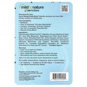 Mild By Nature, Sierra Bees™, Bumpy Road Salve®, мазь от ушибов, 17 г (0,6 унции) в Москве - eco-herb.ru | изображение Mild By Nature, Sierra Bees™, Bumpy Road Salve®, мазь от ушибов, 17 г (0,6 унции) в Москве - eco-herb.ru | фото