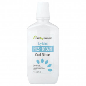 Mild By Nature, Свежее дыхание, ополаскиватель для рта, без спирта, «Ледяная мята», 473 мл (16 жидк. унций) в Москве - eco-herb.ru | фото
