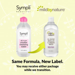 Mild By Nature, универсальная мицеллярная очищающая вода, 400 мл (13 жидк. унций) в Москве - eco-herb.ru | фото
