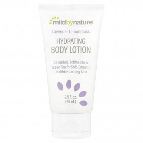 Mild By Nature, увлажняющий лосьон для тела, лаванда и лемонграсс, 74 мл (2,5 жидк. унции) - описание | фото