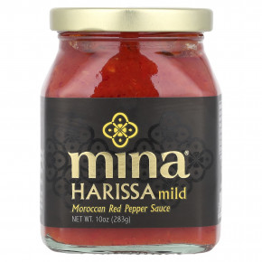 Mina, Harissa, марокканский соус из красного перца, мягкий, 283 г (10 унций) в Москве - eco-herb.ru | фото