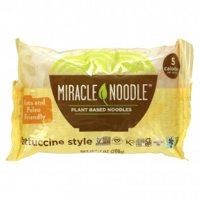 Miracle Noodle, феттучини, 200 г (7 унций) - описание | фото