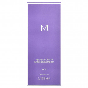 Missha, BB-крем Perfect Cover Serum, № 27 (медово-бежевый), 35 мл (1,18 жидк. Унции) в Москве - eco-herb.ru | фото