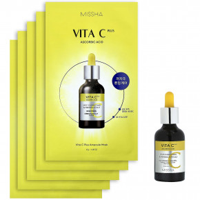 Missha, Vita C Plus Brightening Set, Holiday Edition, набор из 6 предметов - описание | фото