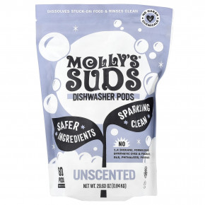 Molly's Suds, капсулы для посудомоечной машины, без запаха, 60 капсул, 0,84 кг (29,63 унции) в Москве - eco-herb.ru | фото