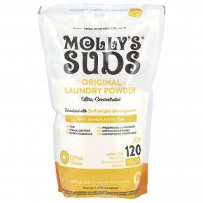 Molly's Suds, Original, порошок для стирки, Citrus Grove, 2,28 кг (80,25 унции) - описание | фото