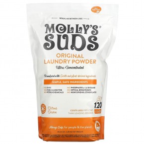 Molly's Suds, Original, порошок для стирки, Citrus Grove, 2,28 кг (80,25 унции) в Москве - eco-herb.ru | фото