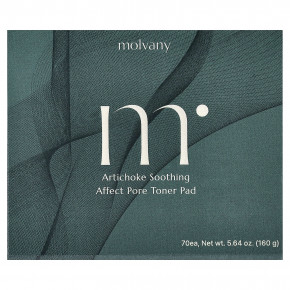 Molvany, Pad, успокаивающий тоник для пор, с артишоком, 70 шт., 160 г (5,64 унции) в Москве - eco-herb.ru | фото