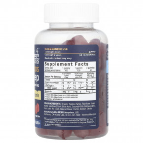 Mommy's Bliss, жевательные таблетки для сна с мелатонином, для детей от 3 лет, со вкусом клубники, 1 мг, 100 жевательных таблеток в Москве - eco-herb.ru | фото