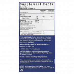 Mommy's Bliss, жидкое средство для сна, с мелатонином, для детей от 3 лет, с натуральным виноградным вкусом, 120 мл (4 жидк. унции) в Москве - eco-herb.ru | фото