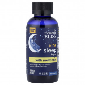 Mommy's Bliss, жидкое средство для сна, с мелатонином, для детей от 3 лет, с натуральным виноградным вкусом, 120 мл (4 жидк. унции) в Москве - eco-herb.ru | фото