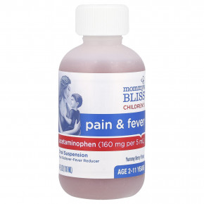 Mommy's Bliss, обезболивающее и жаропонижающее средство, для детей от 2 до 11 лет, вкусные ягоды, 160 мг, 118 мл (4 жидк. унции) в Москве - eco-herb.ru | фото