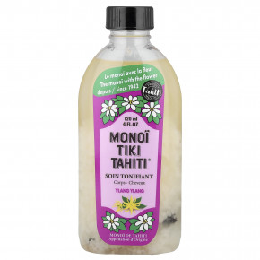 Monoi Tiare Tahiti, Monoi Tiki Tahiti®, иланг-иланг, 120 мл (4 жидк. унции) - описание | фото