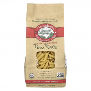 Montebello, Organic Penne Rigate, 16 oz (454 g) - описание | фото