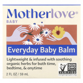 Motherlove, Baby, детский бальзам на каждый день, 59 мл (2 жидк. унц.) в Москве - eco-herb.ru | фото