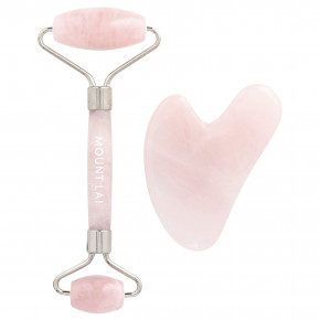 Mount Lai, Спа-набор для лица с розовым кварцем, набор из 2 предметов - описание