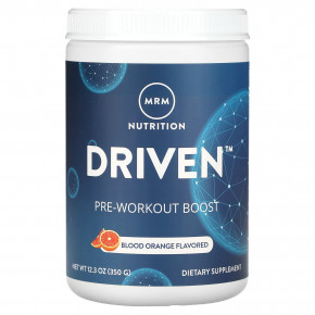 MRM Nutrition, DRIVEN, предтренировочная добавка, красный апельсин, 350 г (12,3 унции) в Москве - eco-herb.ru | фото