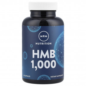 MRM Nutrition, HMB 1000, 1000 мг, 60 капсул - описание | фото