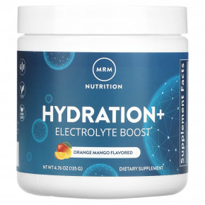 MRM Nutrition, Hydration + Electrolyte Boost, апельсин и манго, 135 г (4,67 унции) в Москве - eco-herb.ru | фото