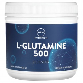 MRM Nutrition, L-Glutamine 500, 1.1 lbs (500 g) в Москве - eco-herb.ru | фото